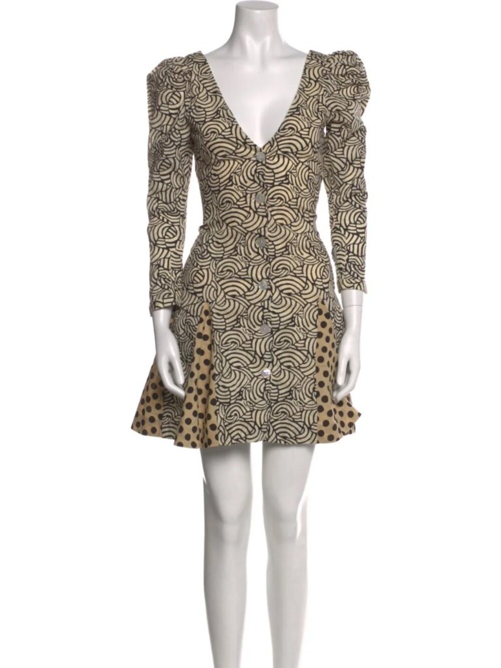 Alix of Bohemia Printed Cotton Mini Dress • X-Small